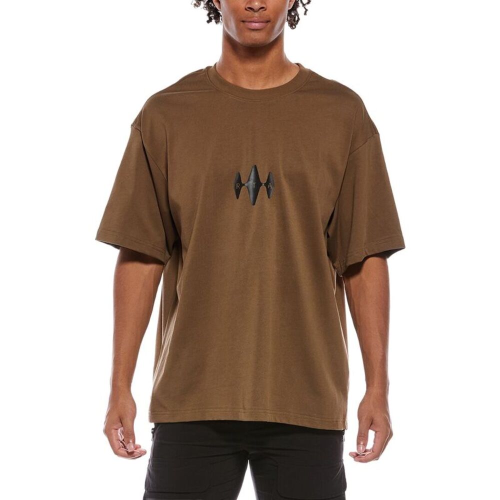 Rta Mens Colin Oversized T-Shirt, Brown